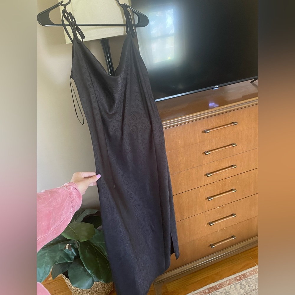 Elegant Black Slip Dress